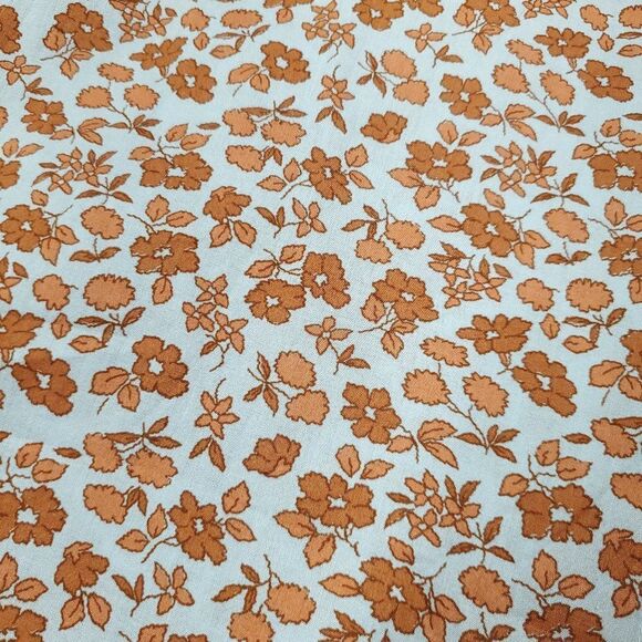 Madewell Fiore Floral Short Sleeve Cotton Wrap Dress Fiore Print Pale Dawn NWOT - Picture 9 of 10